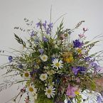 svatební kytice na téma Louka v dlani, Mistrovství republiky ve floristice 2014, 3. misto